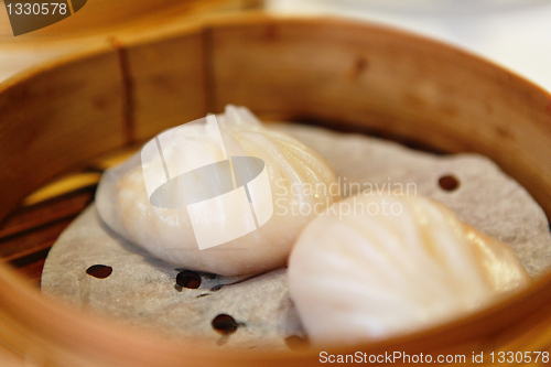 Image of shrimp dumplings , dim sum