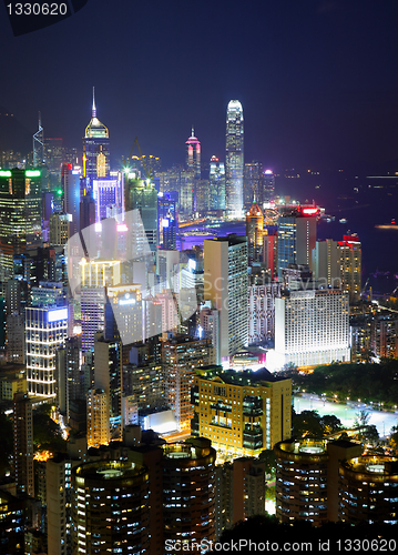 Image of Hong Kong at night