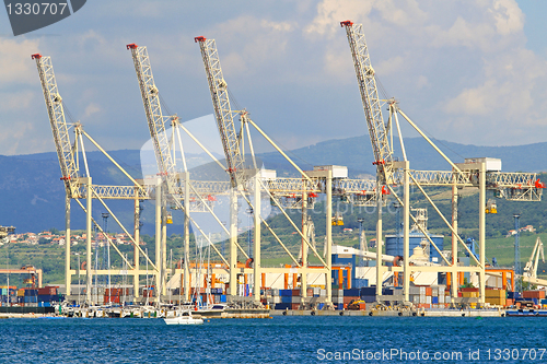 Image of Port cranes