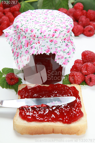 Image of Homemade raspberry jam