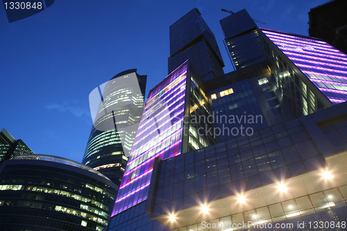 Image of night Moscow