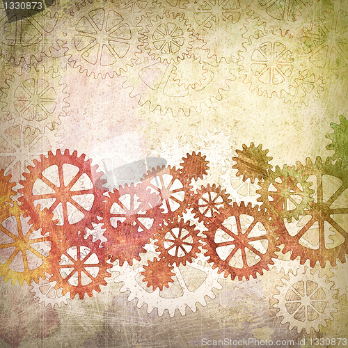 Image of Mechanical Grunge Background