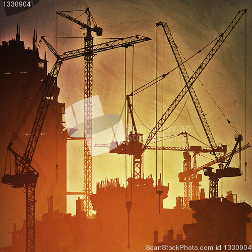 Image of Tower Cranes