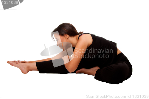 Image of Stretching muscles before workout