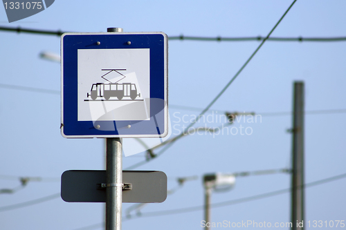 Image of Tram sign
