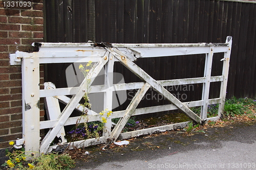 Image of wooden gate