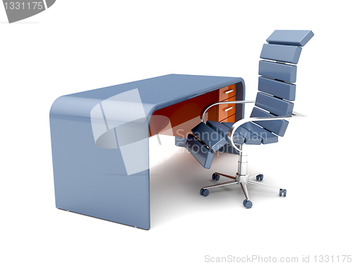 Image of Chair and desk