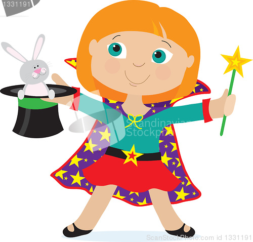 Image of Girl Magician