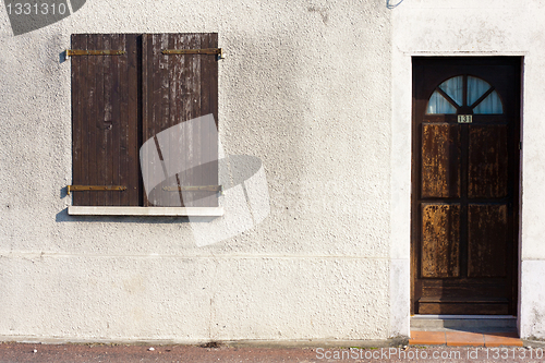 Image of Closed Window and Door