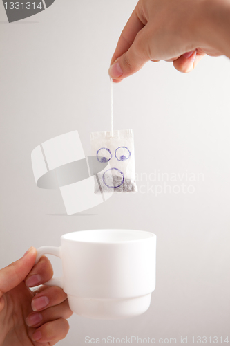 Image of  Tea bag smiley