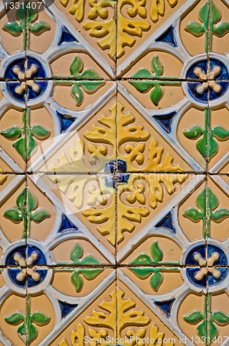 Image of Vintage spanish style ceramic tiles