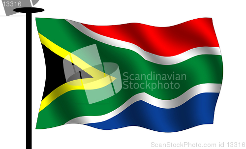 Image of South African flag