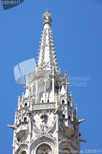 Image of Matthias church in Budapest, Hungary