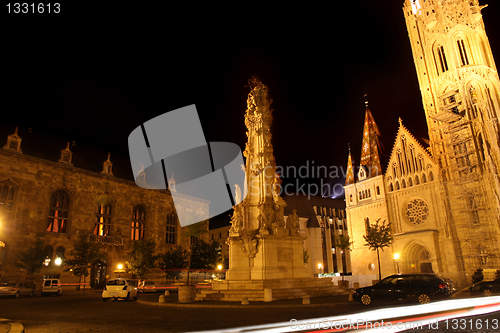 Image of Holy trinity column in Budapest, Hungary