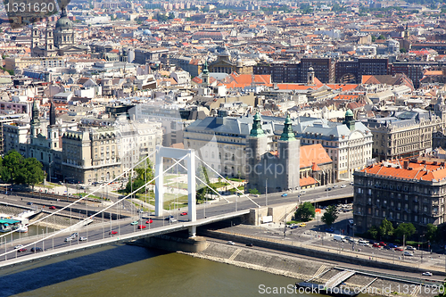 Image of Elizabeth bridge, Budapest, Hungary