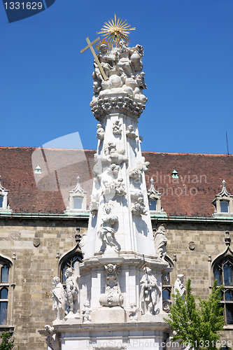 Image of Holy trinity column in Budapest, Hungary