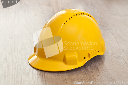 Image of Yellow hard hat