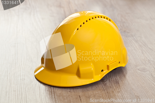 Image of Yellow hard hat