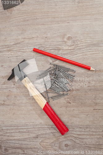 Image of Hammer and nails