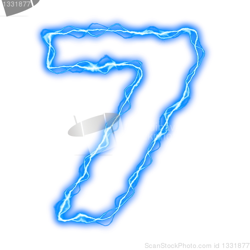 Image of lightning letters