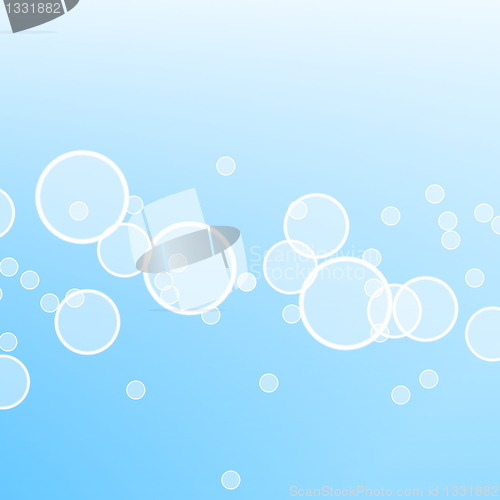 Image of abstract water bubble illustration