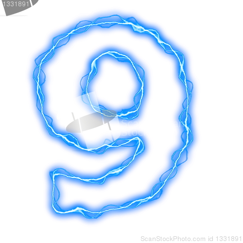 Image of lightning letters