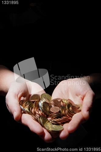 Image of hands with money