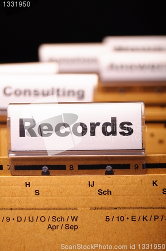 Image of records