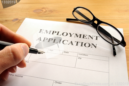 Image of employment application