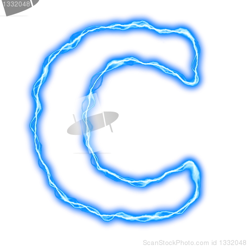 Image of lightning letters