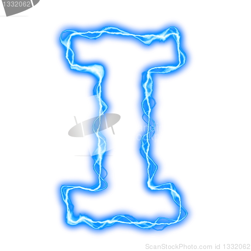 Image of lightning letters