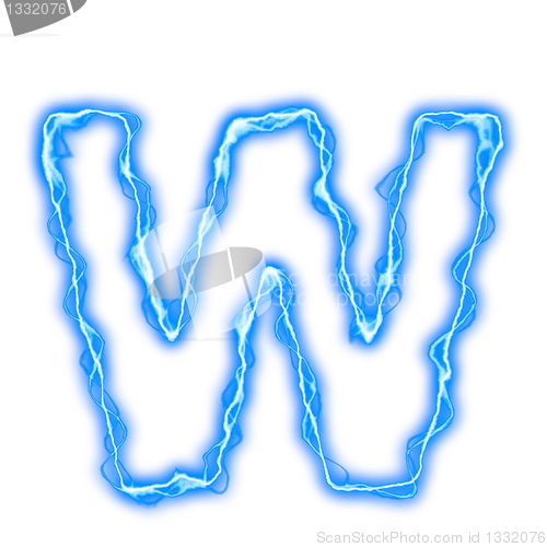 Image of lightning letters