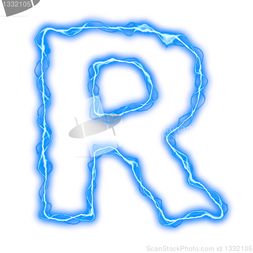 Image of lightning letters