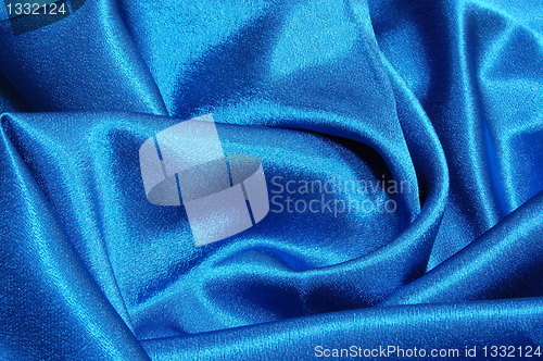 Image of blue satin background