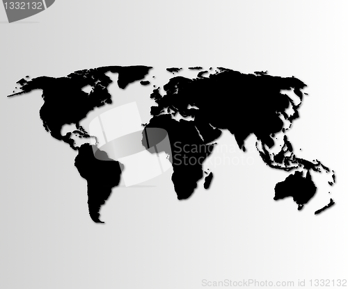 Image of map of the world