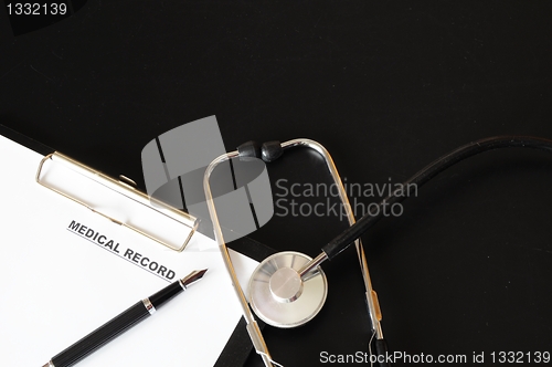 Image of medical record