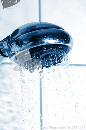 Image of shower and water