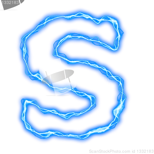 Image of lightning letters