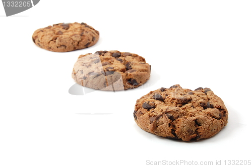 Image of cookie isolated on white background