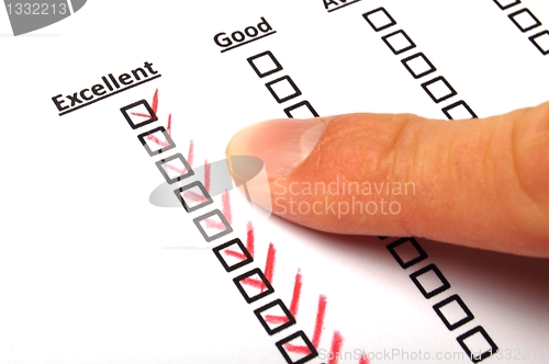 Image of satisfaction survey