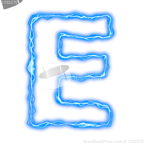 Image of lightning letters