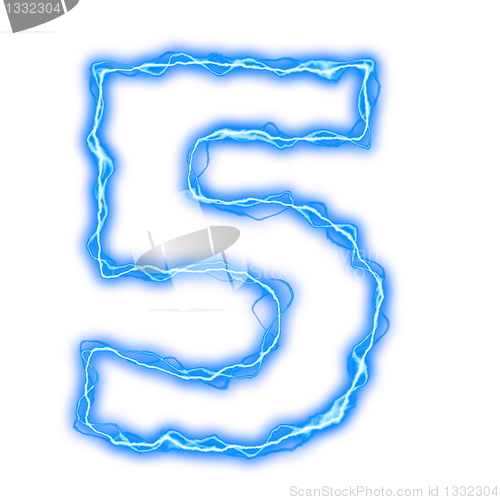 Image of lightning letters
