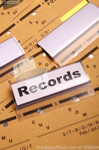 Image of records