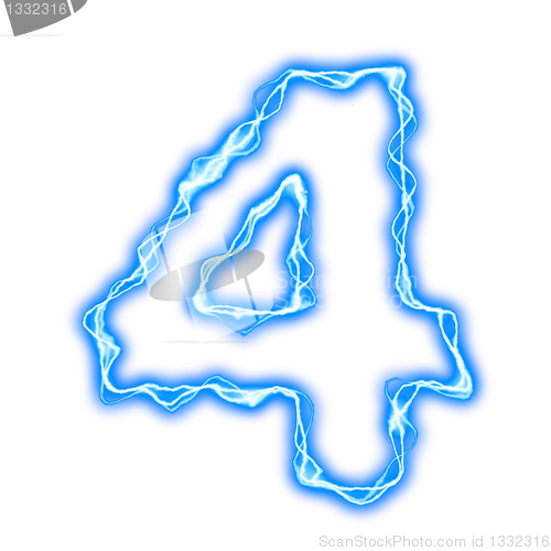 Image of lightning letters