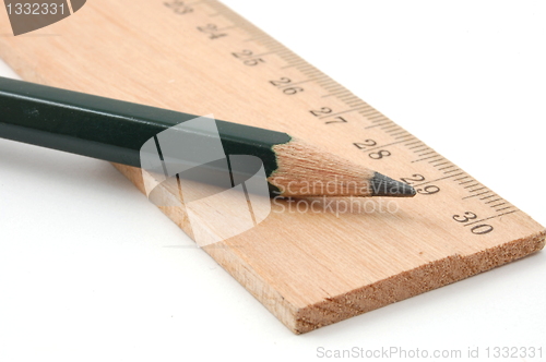 Image of pencil and ruler