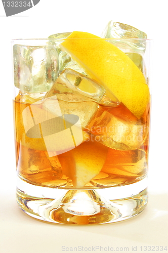 Image of whisky on the rocks