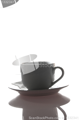 Image of cup of coffee with copyspace