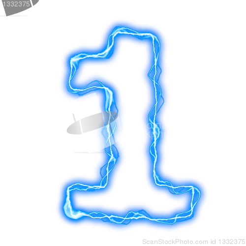 Image of lightning letters