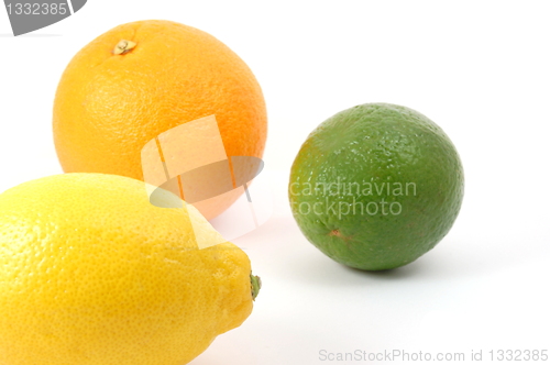 Image of lemon orange and citron fruit