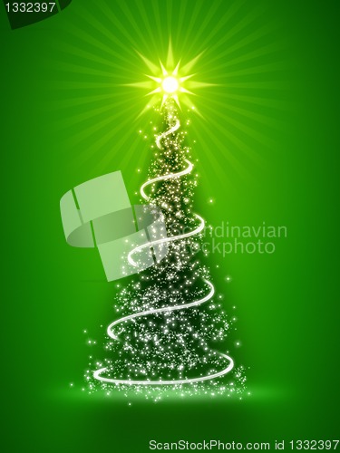 Image of green christmas